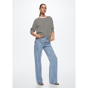 MNG High-rise wideleg jeans Size 8 US/EURO 40